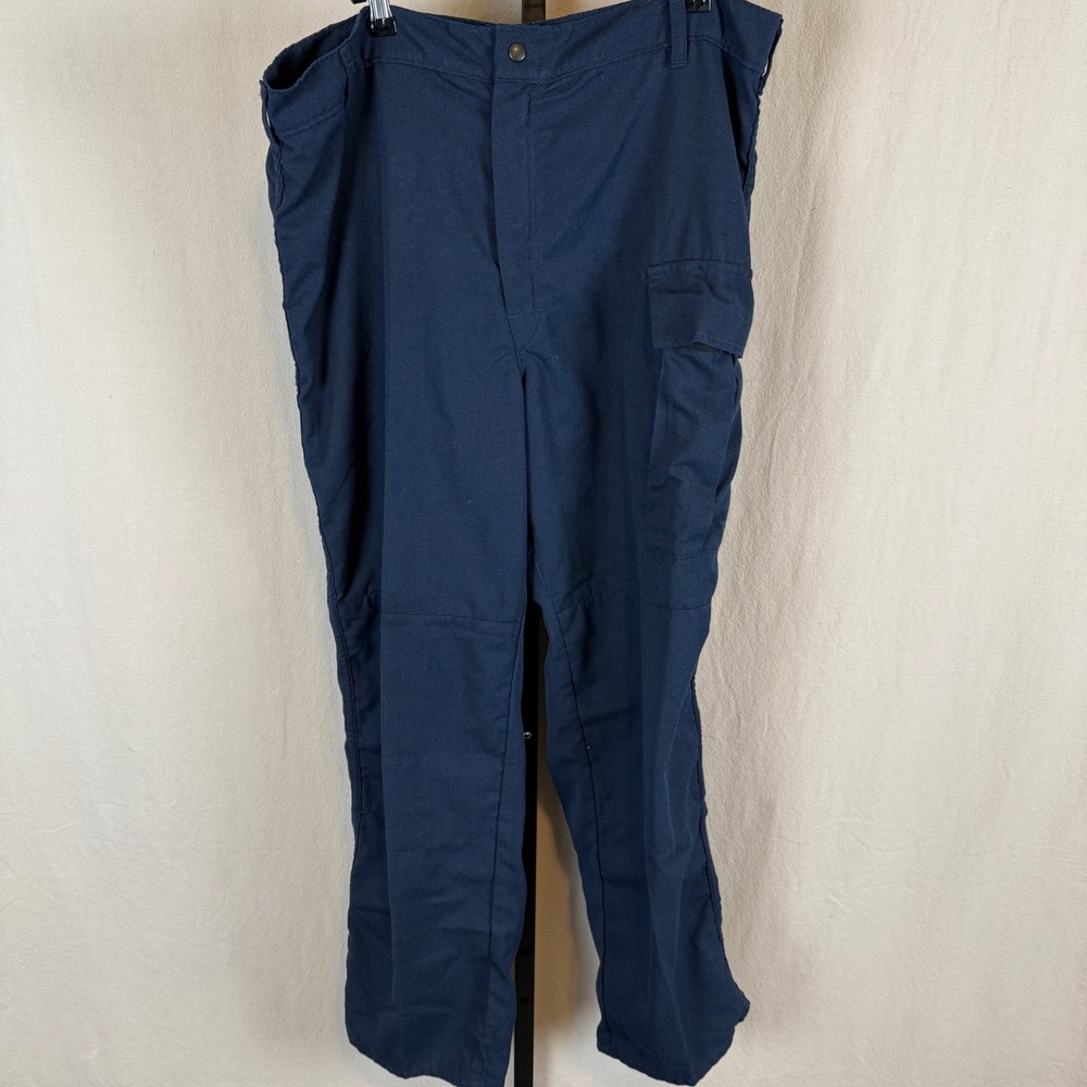 DRIFIRE Men Navy Blue Cargo Work Pants Style DF2 850 FDPE‎ NB 40R